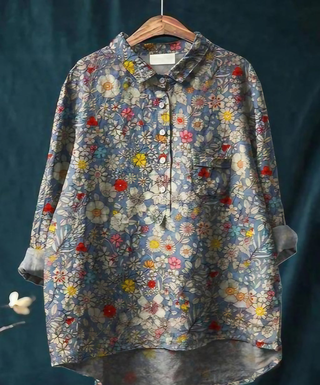 Blouse femme à imprimé fleuri, seize motifs, du S au 3XL