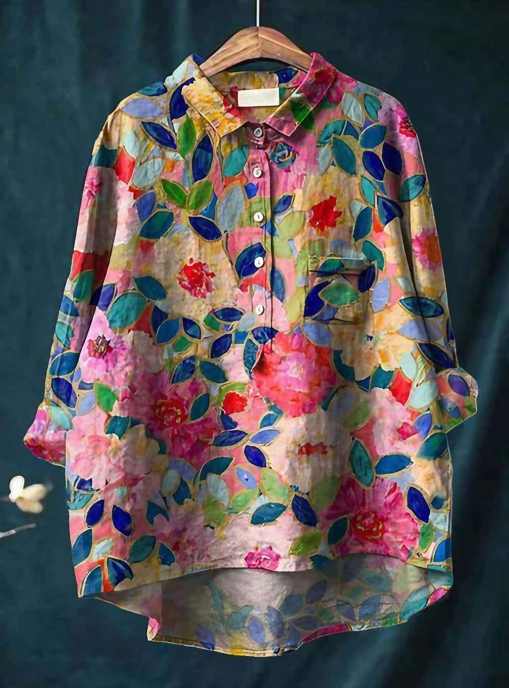 Blouse femme à imprimé fleuri, seize motifs, du S au 3XL