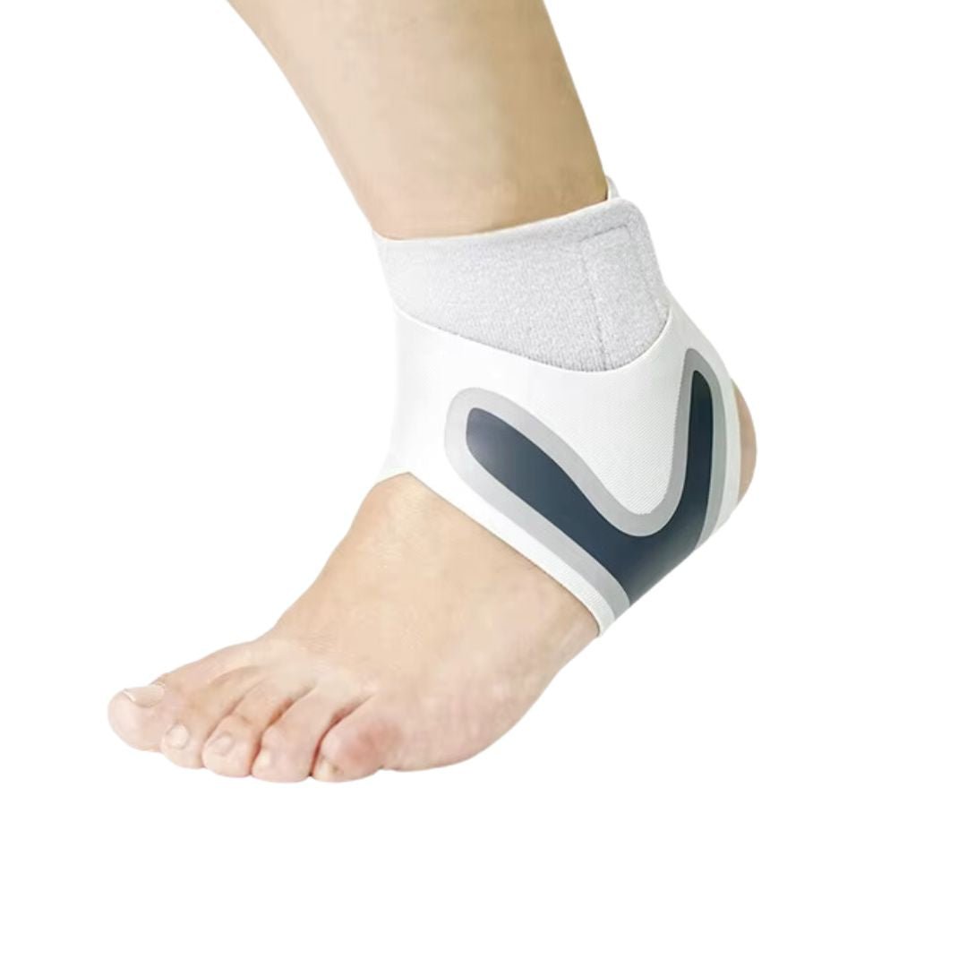 Chevillère de maintien réglable, blanc ou gris, du S au XL