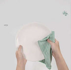 Chiffon de ménage en bambou absorbant, lavable en machine