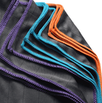Chiffon en microfibre de carbone, quatre formats, quatre coloris