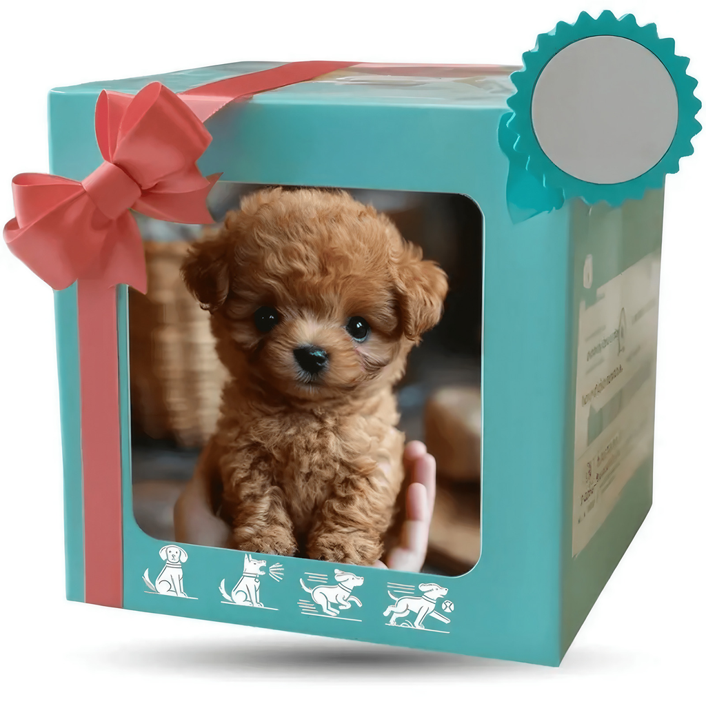 Chiot interactif en peluche pour enfant, blanc ou marron, marron