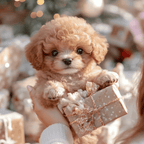 Chiot interactif en peluche pour enfant, blanc ou marron