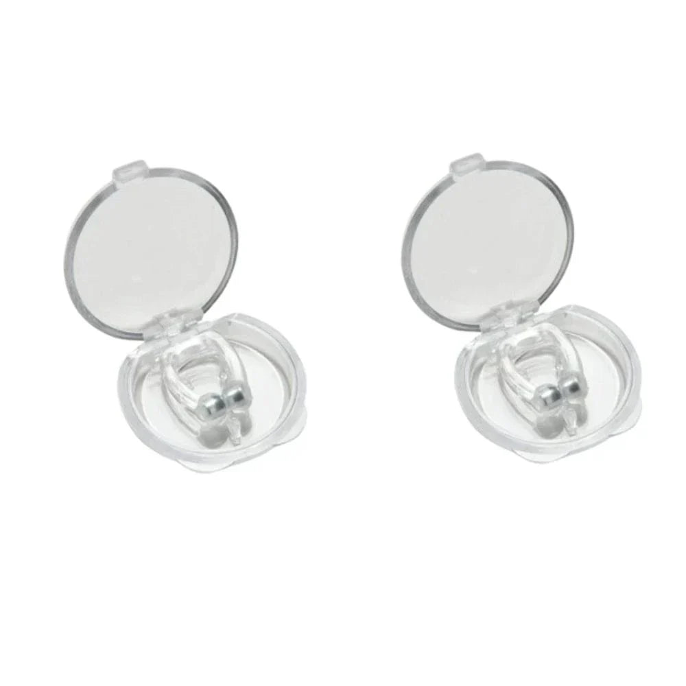 Clip nasal magnétique en silicone, compact et réutilisable