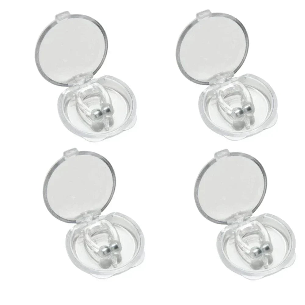 Clip nasal magnétique en silicone, compact et réutilisable