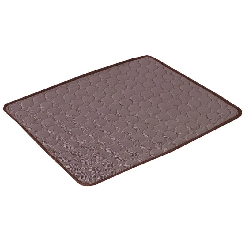 Tapis rafraîchissant pour chat sans électricité, trois tailles, café