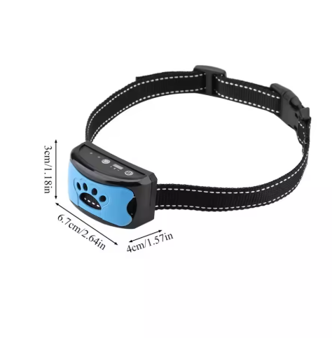 Collier anti-aboiement à vibration pour chien, rechargeable