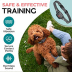Collier anti-aboiement pour petit chien, vibration et son