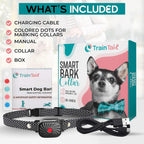 Collier anti-aboiement pour petit chien, vibration et son