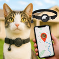 Collier pour chat en nylon réfléchissant, clochette, six coloris, noir