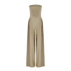 Combinaison pantalon femme bustier, coupe tailleur, du XS au XL