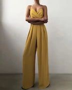 Combinaison longue femme, six coloris, du S au 3XL, jaune