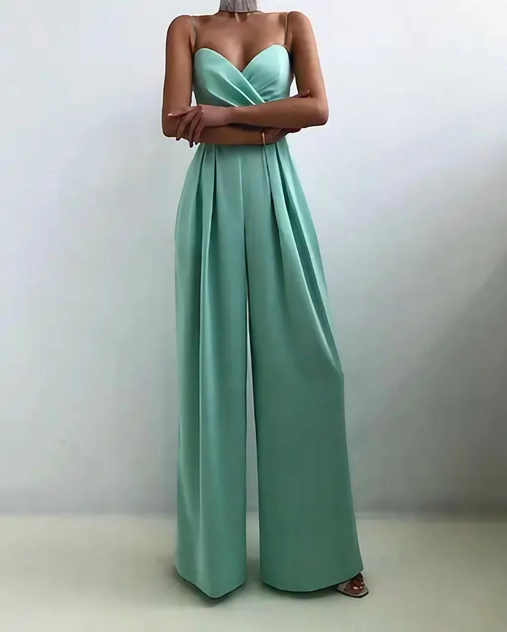 Combinaison longue femme, six coloris, du S au 3XL, vert
