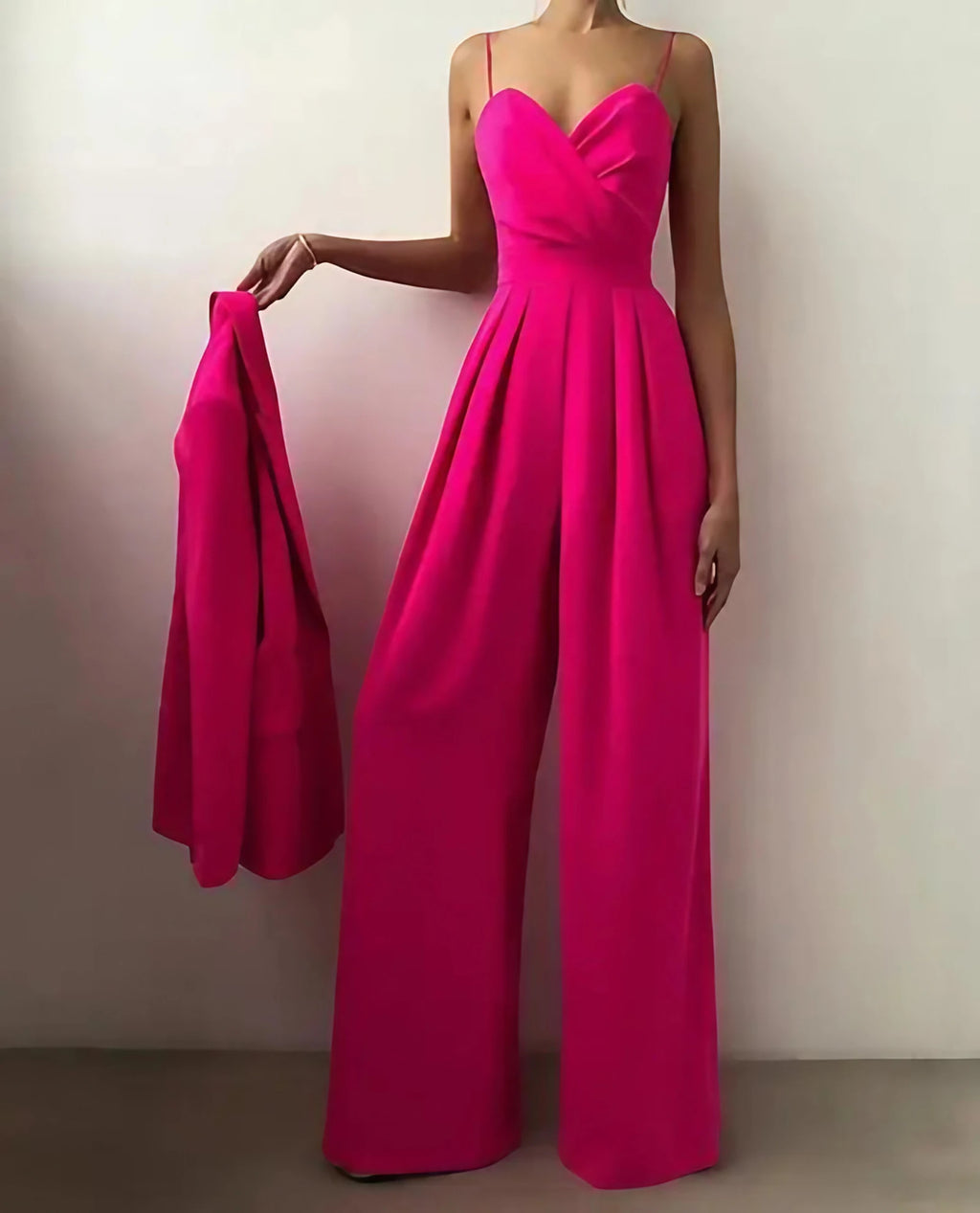 Combinaison longue femme, six coloris, du S au 3XL, rose