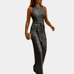 Combinaison pailletée femme pour soirée, six coloris, S au 2XL, noir