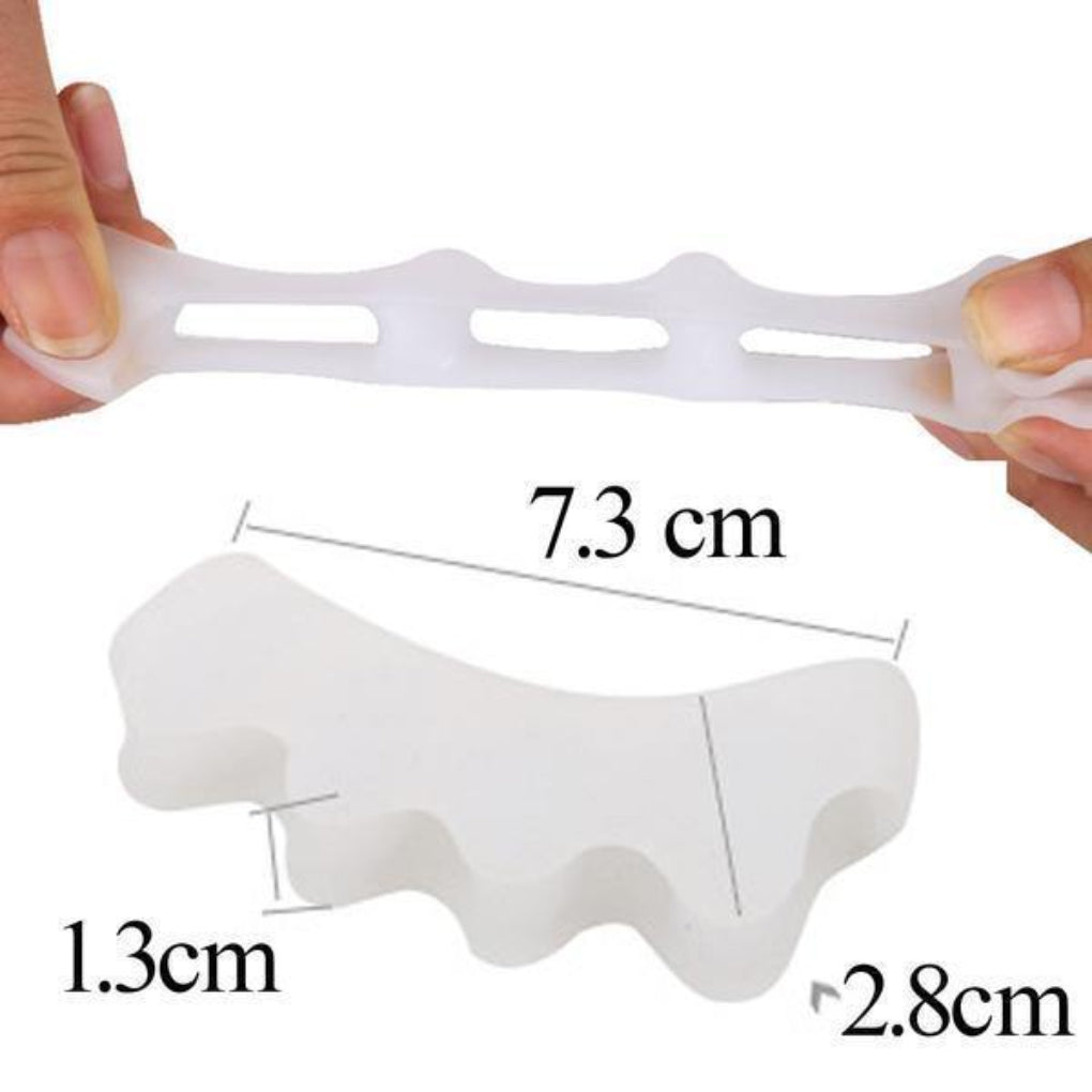 Séparateur d'orteils orthopédique en gel de silicone souple