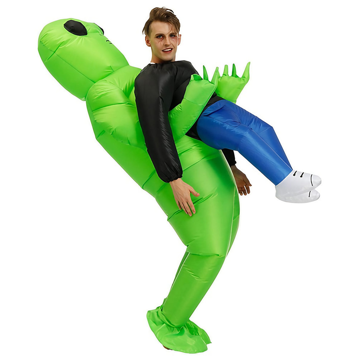 Déguisement dinosaure gonflable pour enfant et adulte, 8 coloris, extraterrestre