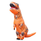 Déguisement dinosaure gonflable pour enfant et adulte, 8 coloris, orange