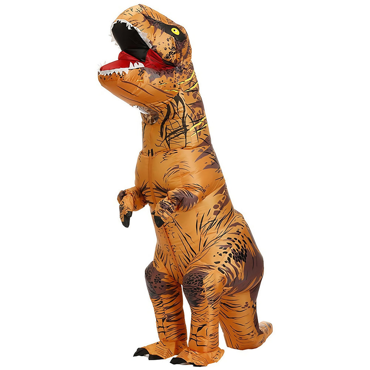 Déguisement dinosaure gonflable pour enfant et adulte, 8 coloris, jaune