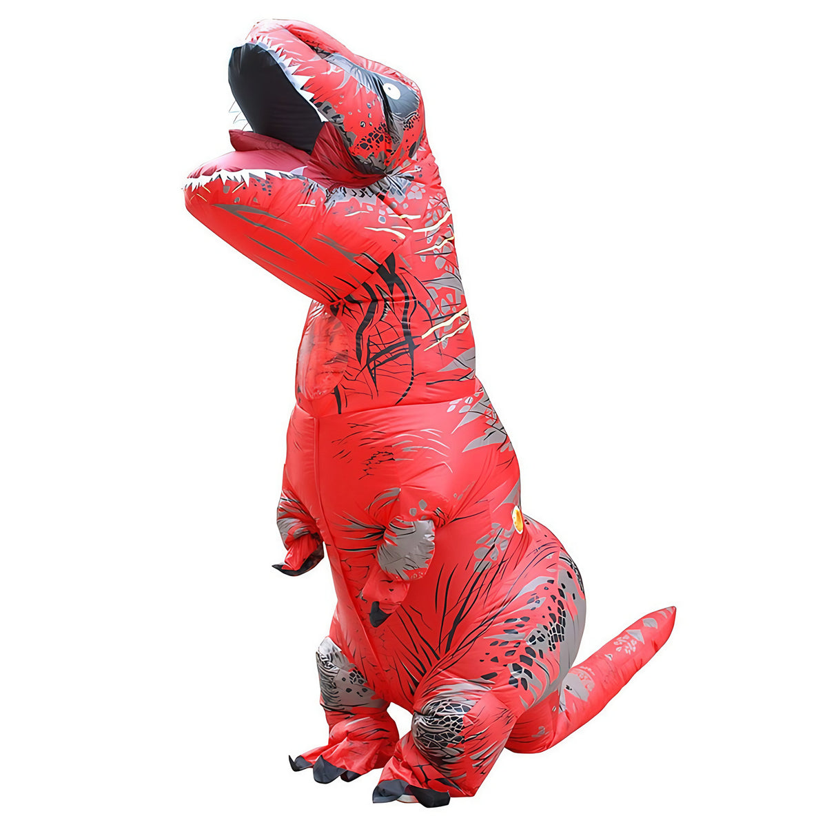 Déguisement dinosaure gonflable pour enfant et adulte, 8 coloris, rouge