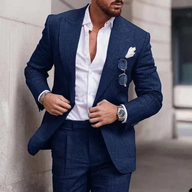 Costume deux pièces homme pour mariage, du S au 5XL