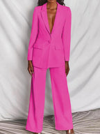 Tailleur femme d'automne, sept coloris, du S au 2XL, rose foncé