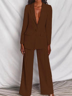 Tailleur femme d'automne, sept coloris, du S au 2XL, brun