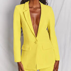 Tailleur pantalon femme, blazer et pantalon, sept coloris