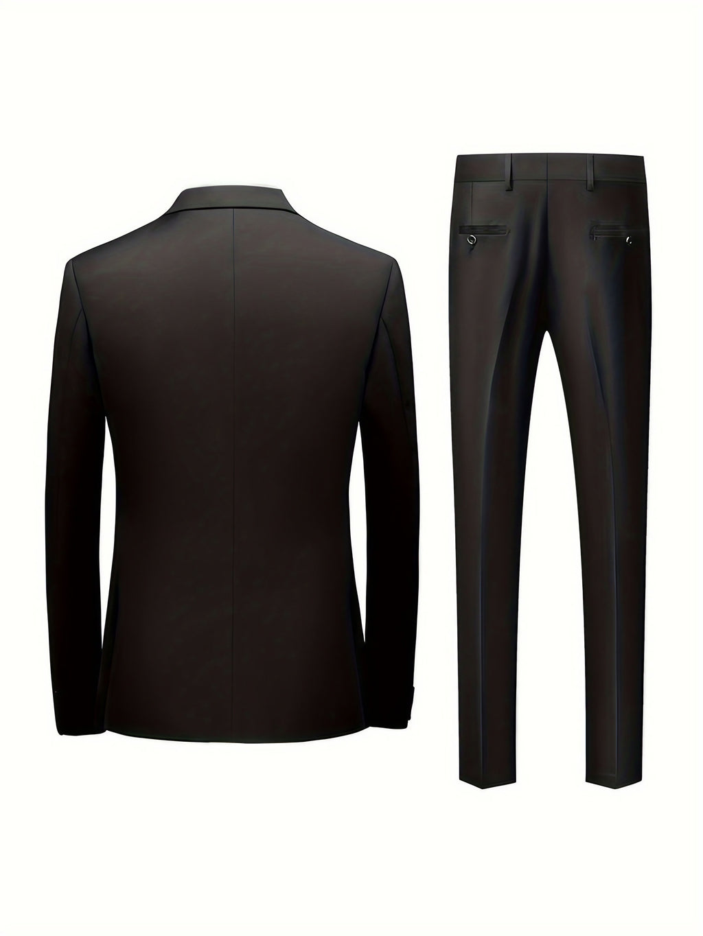 Costume homme deux pièces, veste à col revers et pantalon