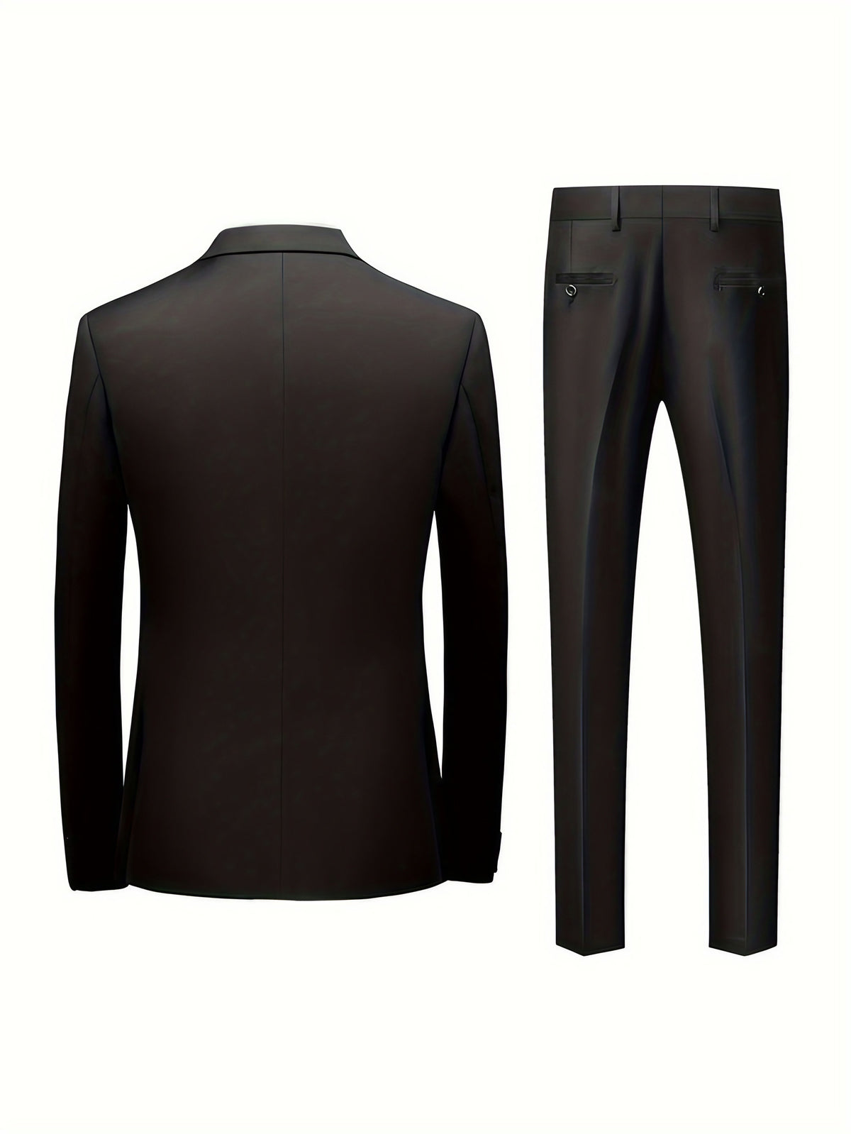 Costume homme deux pièces, veste à col revers et pantalon