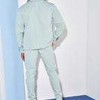 Ensemble cargo homme veste et pantalon slim, cinq coloris