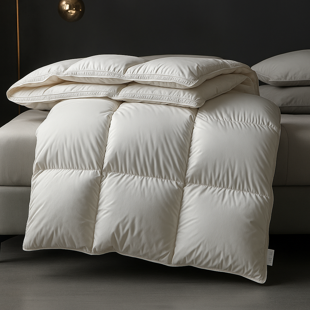 Couette en duvet d'oie, trois formats et trois épaisseurs