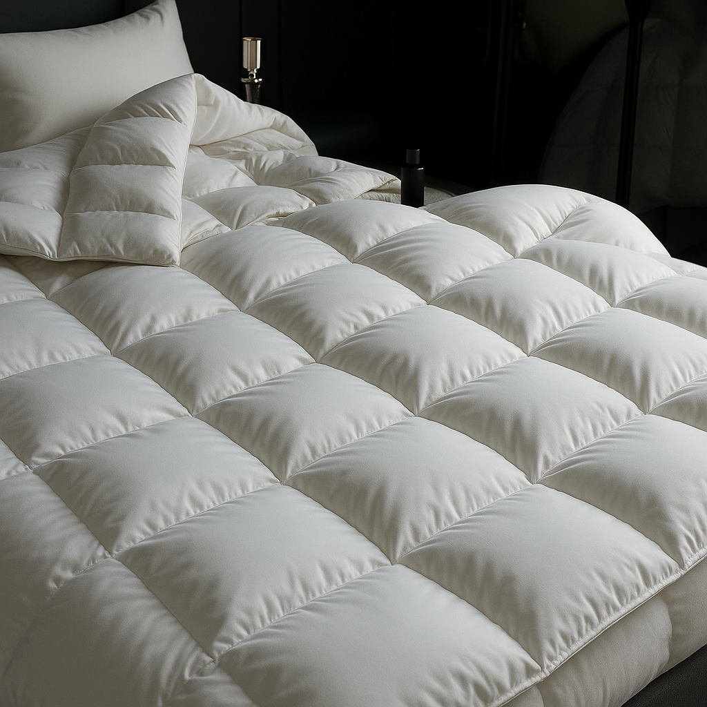 Couette en duvet d'oie, trois formats et trois épaisseurs