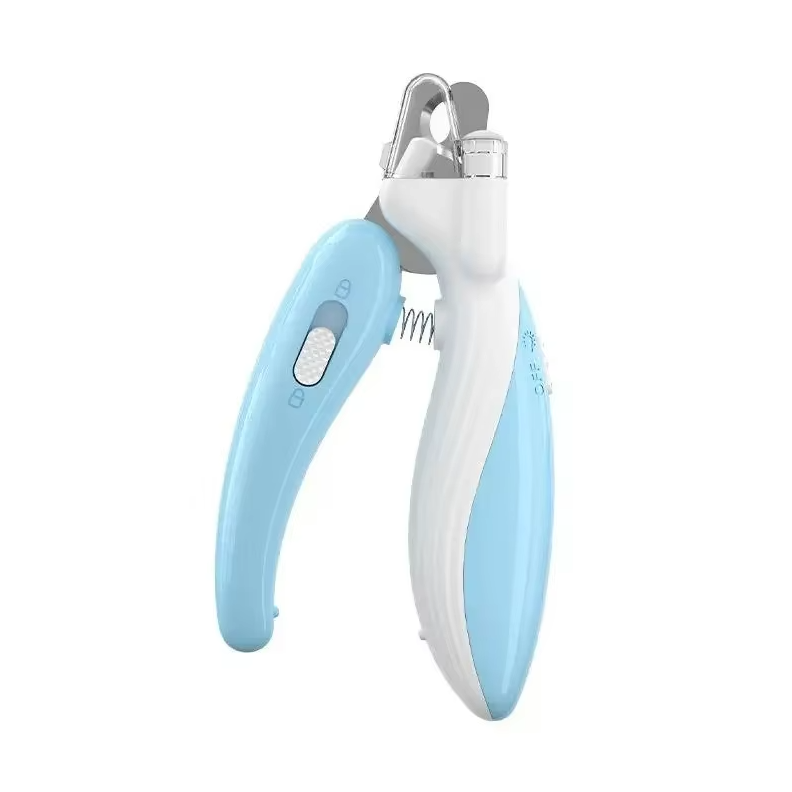 Coupe-griffes pour chien et chat avec lumière LED, lames demi-lune