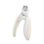 Coupe-griffes pour chien et chat avec lumière LED, lames demi-lune, curry