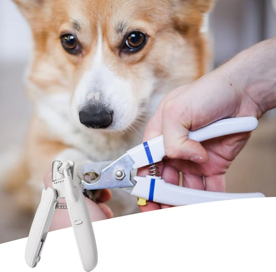 Coupe-griffes électrique pour chien et chat, blanc