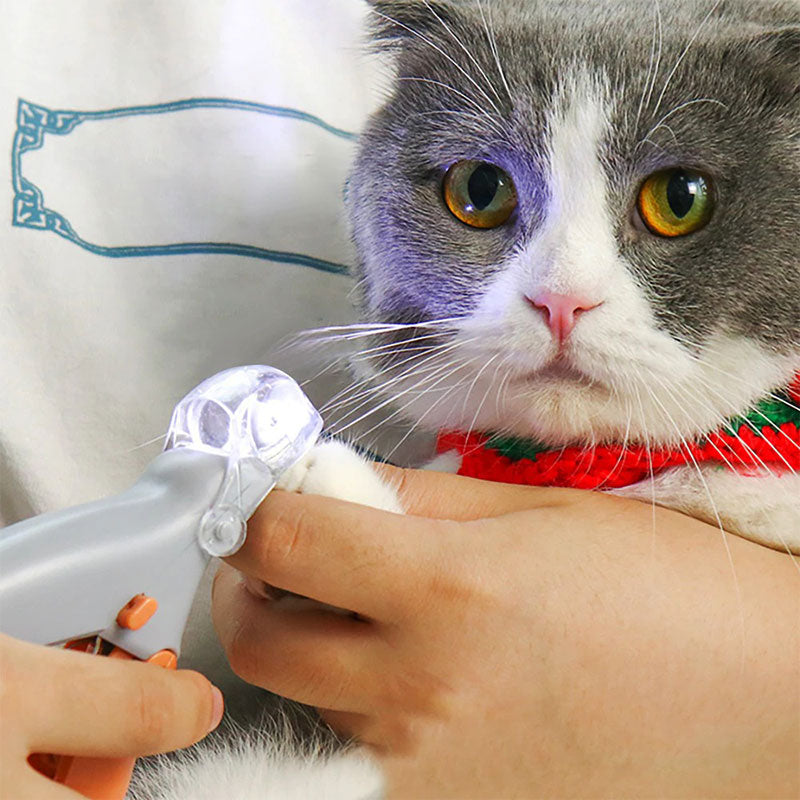 Coupe-ongles pour chien et chat à capteur, prise ergonomique