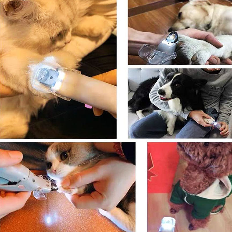 Coupe-ongles pour chien et chat à capteur, prise ergonomique