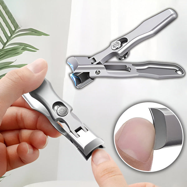 Coupe-ongles de voyage compact, lame en acier inoxydable