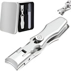 Coupe-ongles de voyage compact, lame en acier inoxydable