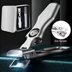 Coupe-ongles de voyage compact, lame en acier inoxydable