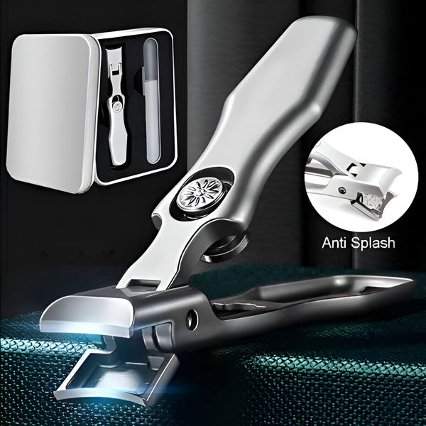 Coupe-ongles de voyage compact, lame en acier inoxydable
