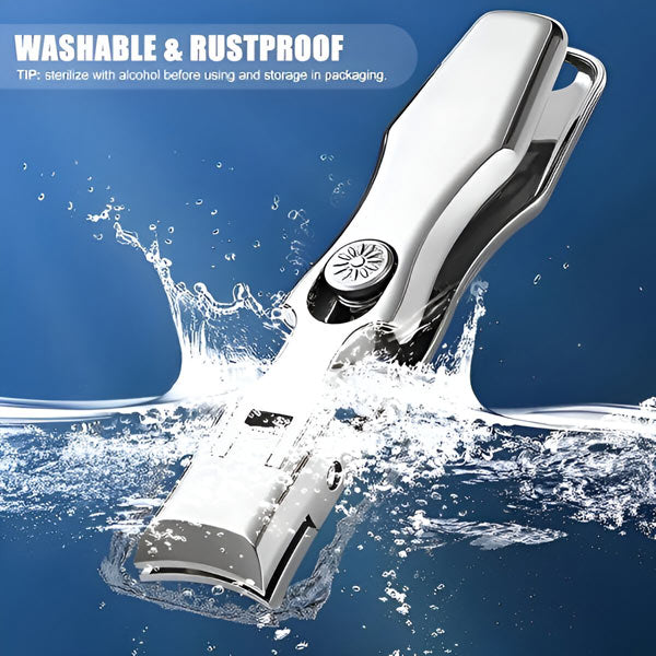 Coupe-ongles de voyage compact, lame en acier inoxydable