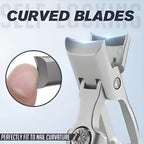 Coupe-ongles de voyage compact, lame en acier inoxydable