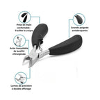 Coupe-ongles de précision en acier inoxydable, poignée ergonomique