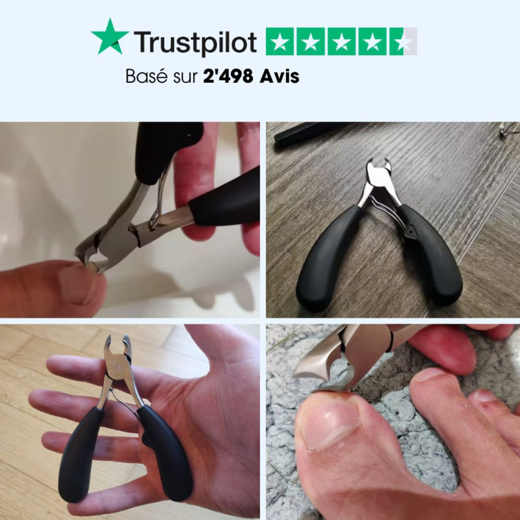 Coupe-ongles de précision en acier inoxydable, poignée ergonomique