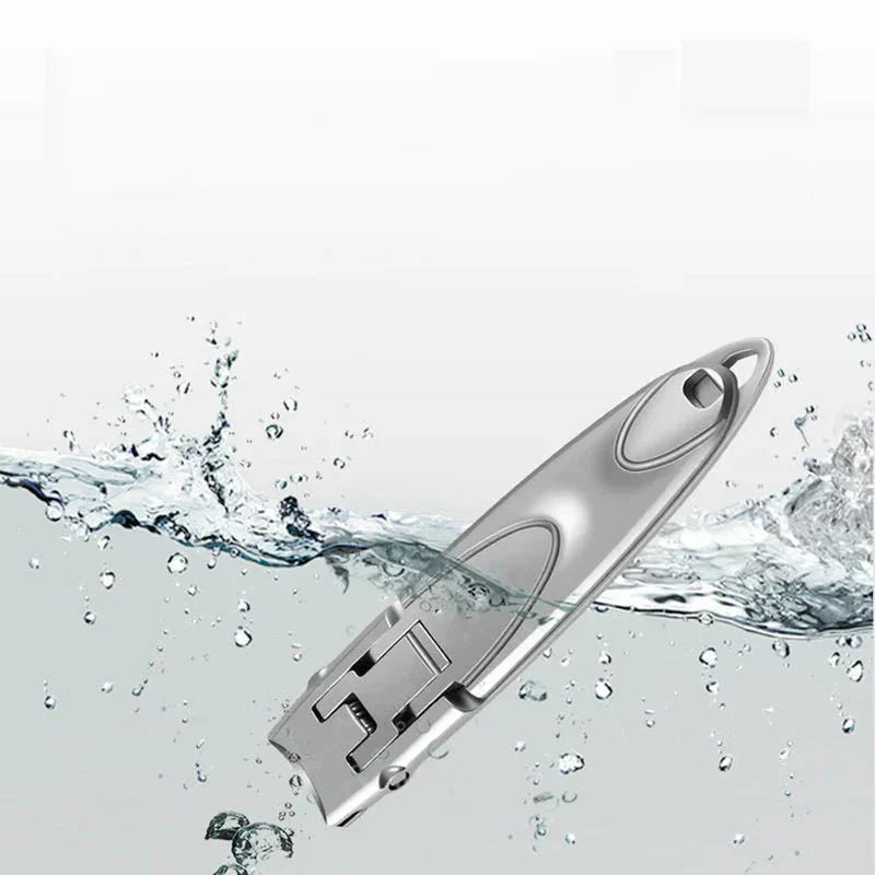Coupe-ongles en acier inoxydable, prise antidérapante, compact