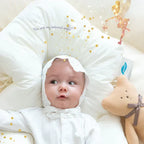 Coussin enveloppant pour bébé en coton, côtés réglables