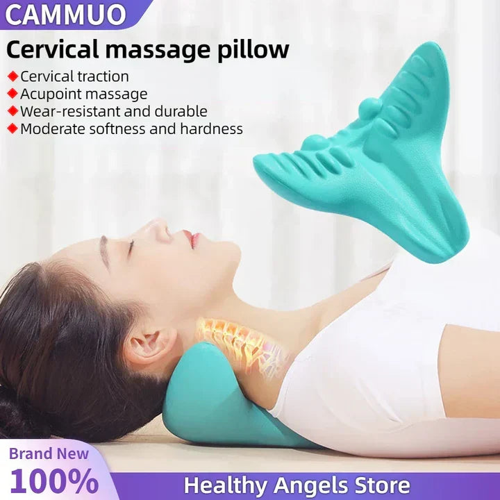 Coussin cervical en forme de V à picots, cinq coloris