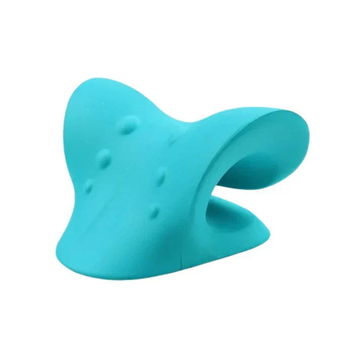 Coussin cervical en forme de V à picots, cinq coloris, vert